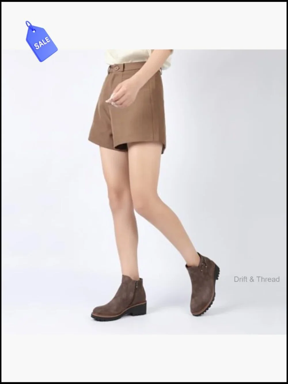 Women's Fashion Booties Chunky Heel Zipper Comfortable Ankle Boots